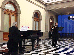 Emilio Lluis, piano & Harald Fripertinger, flauta.